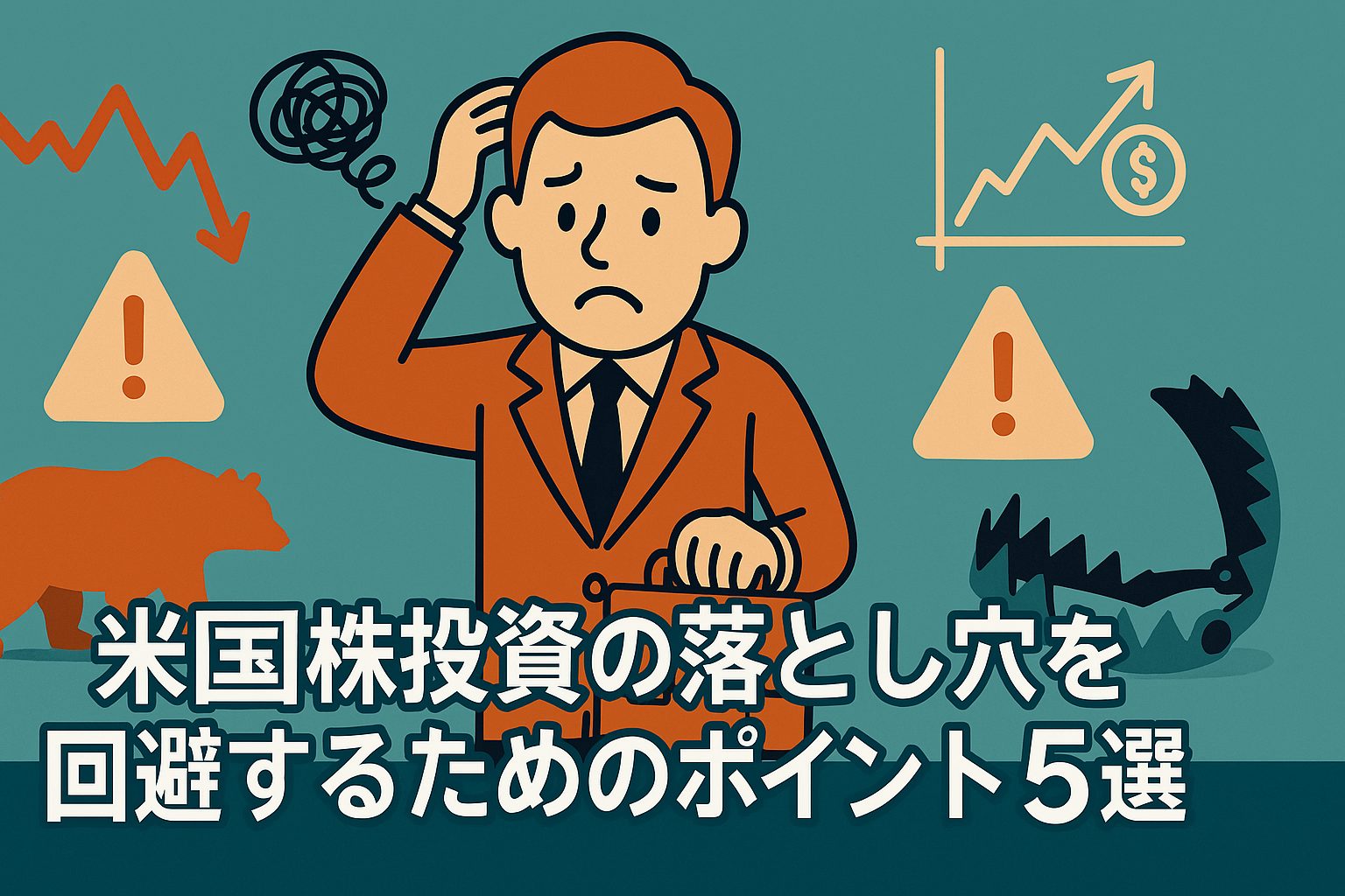 米国株投資の落とし穴を回避するためのポイント5選