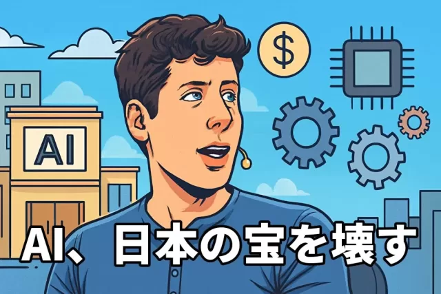 AI、日本の宝を壊す