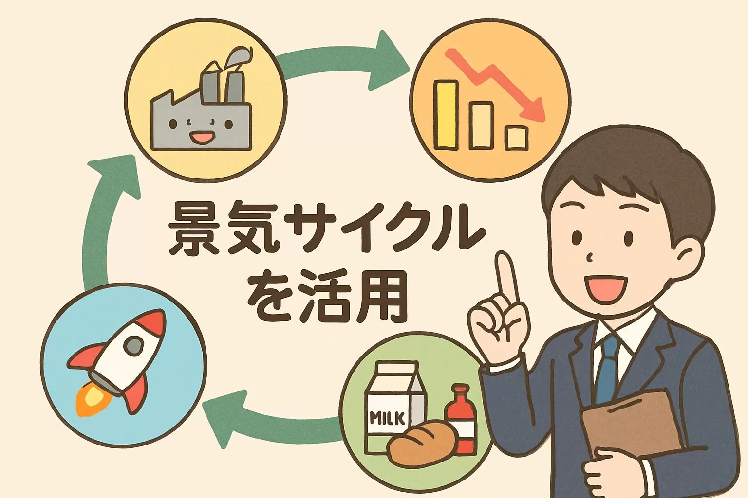 米国株投資で景気サイクルを活用する投資戦略5選