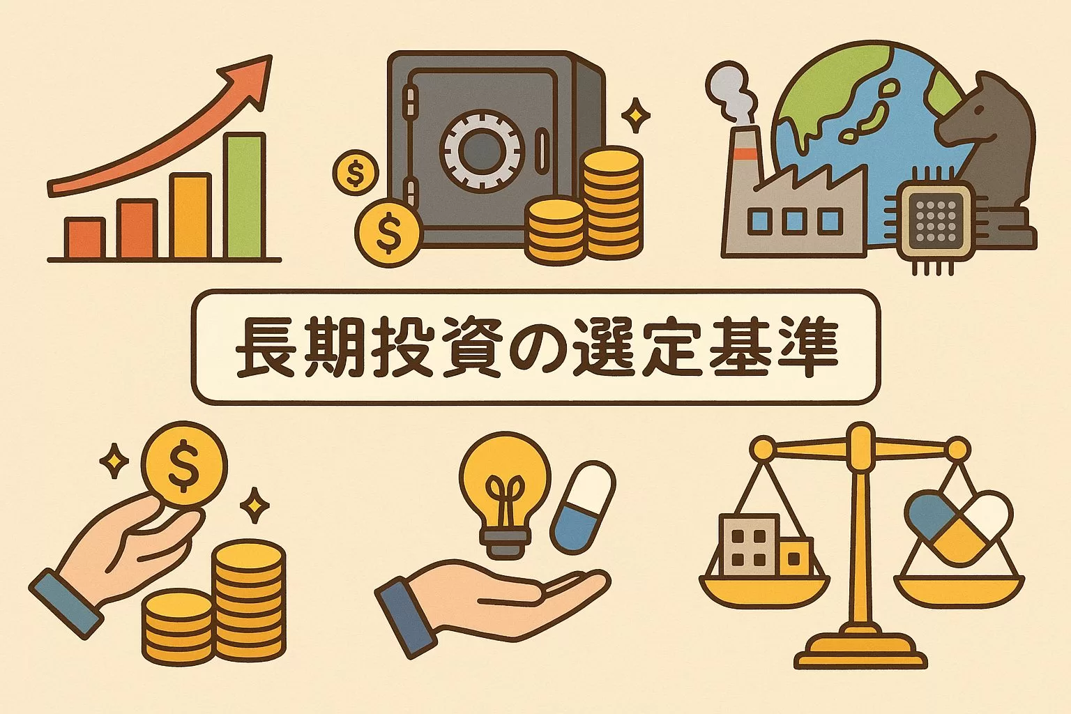 長期投資に向く米国株の選定基準5選