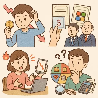 米国株の長期投資で避けるべき間違い5選