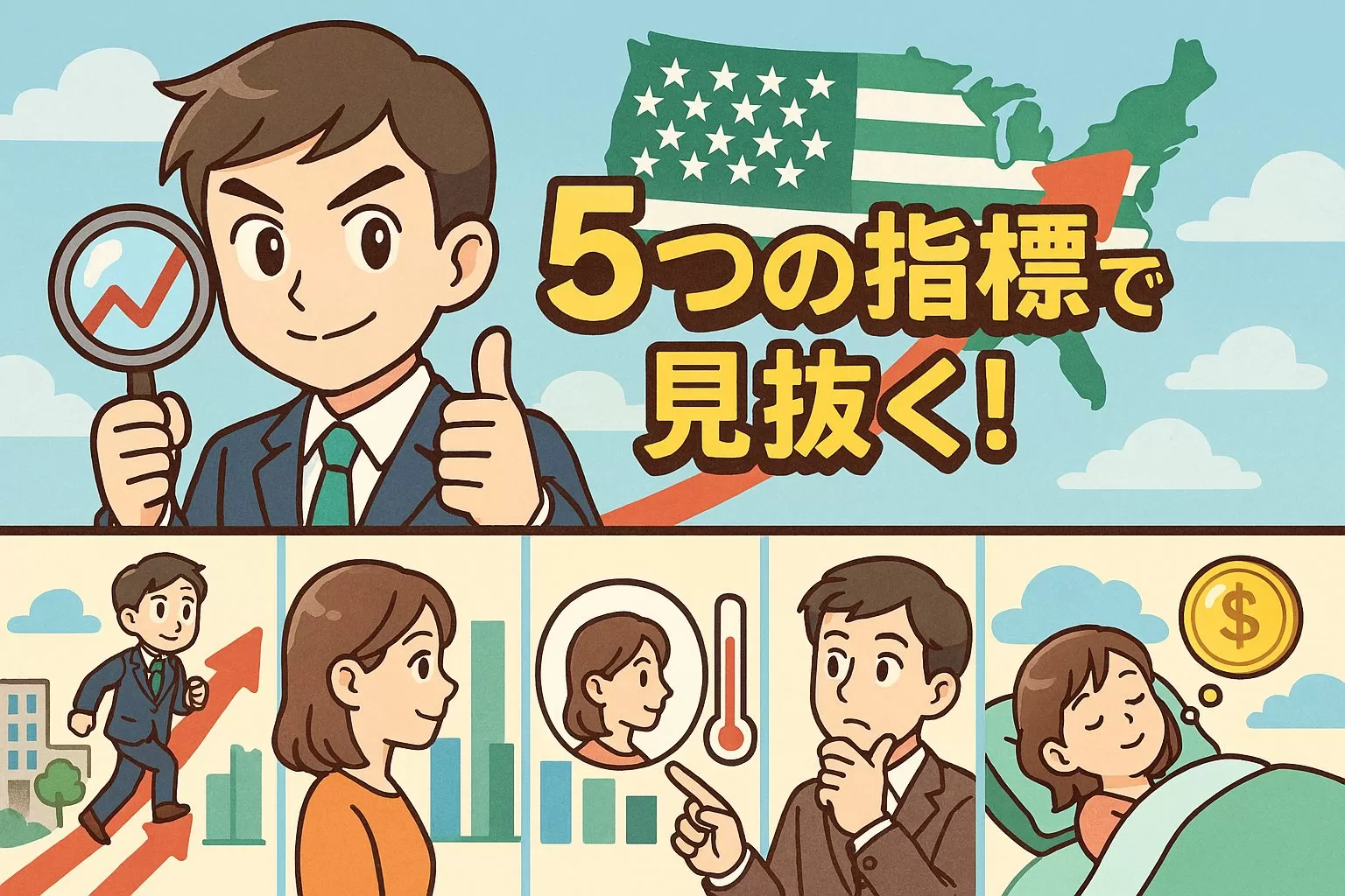 5つの指標で見抜く！米国株の本質的価値とは