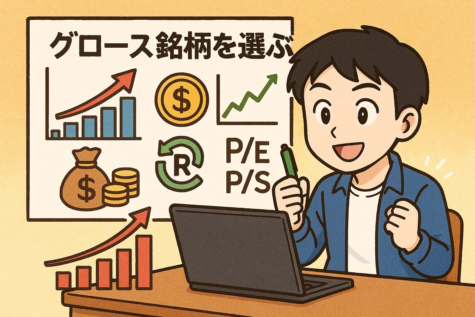 成長株投資の極意！米国株で注目すべき指標トップ5