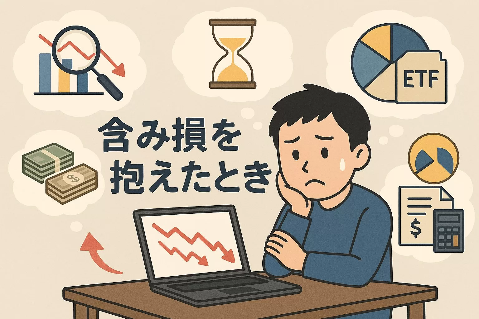 米国株の含み損で悩む人へ｜絶対にやるべき対処法5選