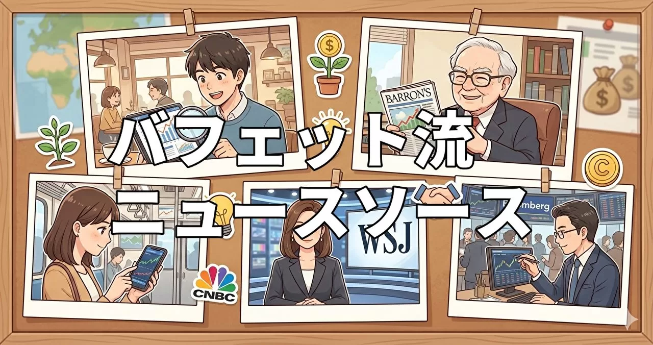 バフェット流 米国株投資判断に役立つニュースソース5選と賢い活用術
