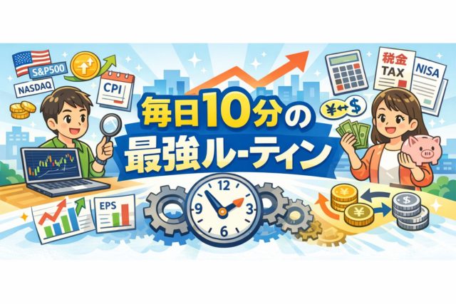 米国株の勝ちパターンは「仕組み化」だった|毎日10分の最強ルーティン