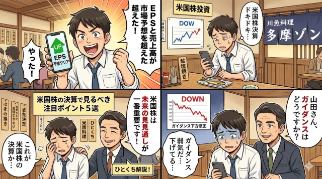 米国株決算で絶対に外せない5指標とは？日本在住投資家の必勝ガイド2