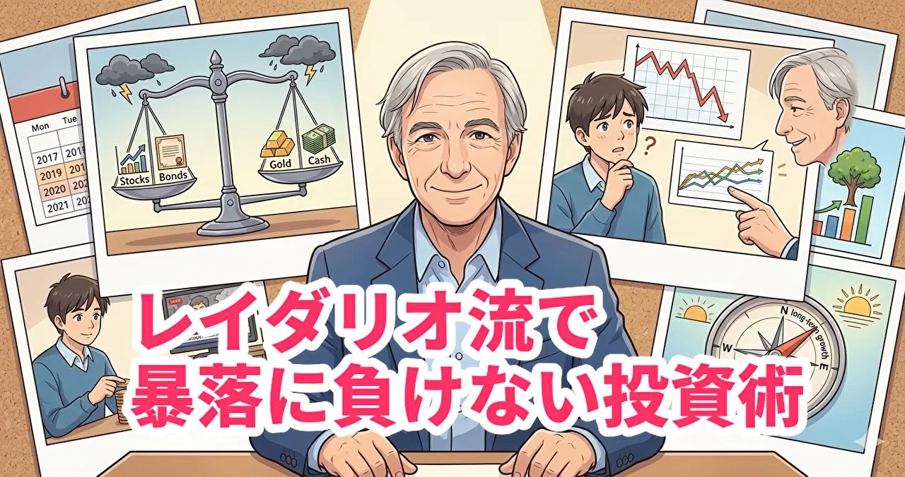 レイダリオ流で暴落に負けない投資術と初心者が避けるべき失敗