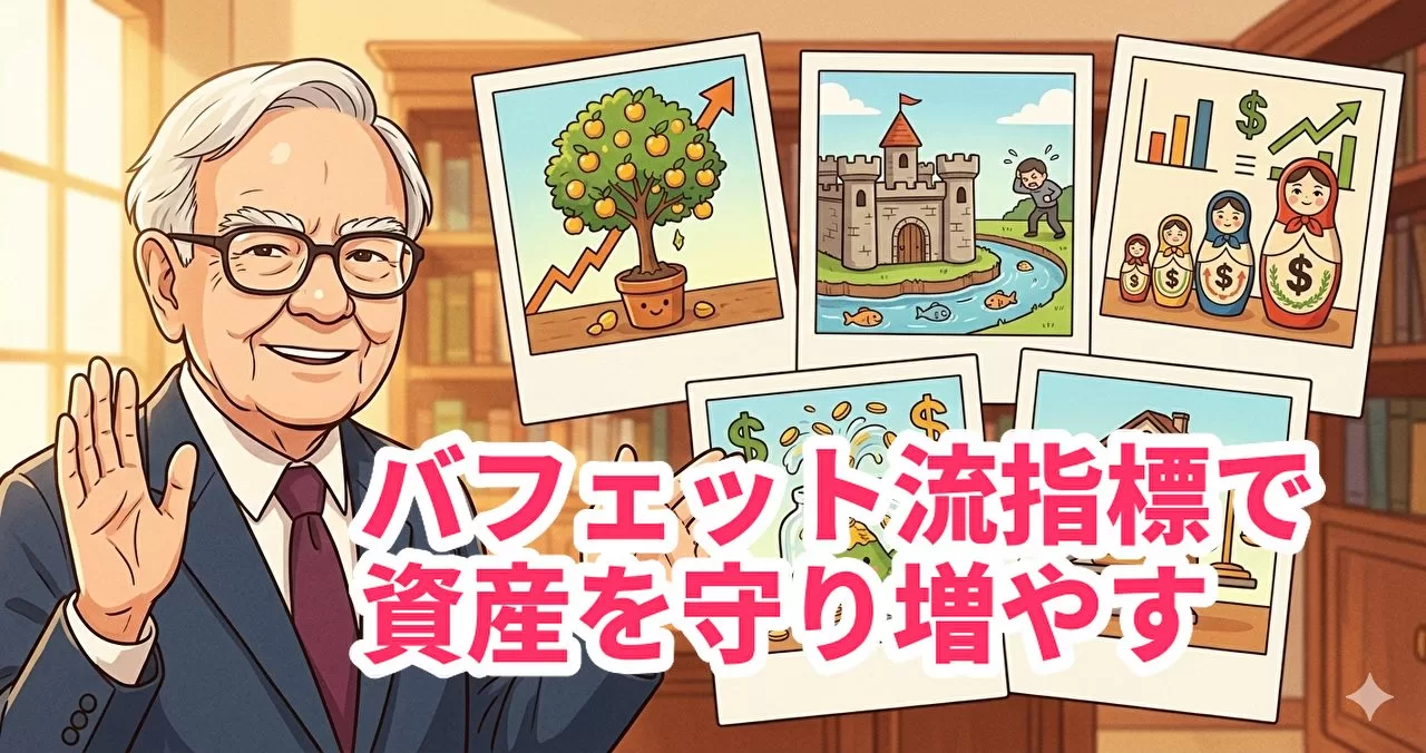 最強の米国株を見極める！バフェット流指標5選で資産を守り増やす