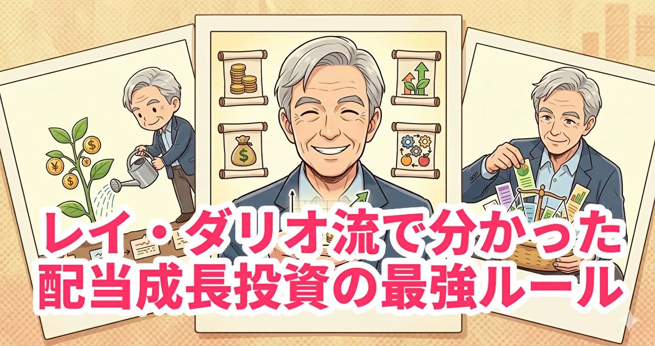 レイ・ダリオ流で分かった米国株配当成長投資の最強ルール