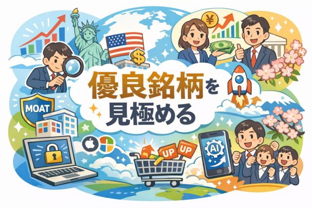 日本在住者が米国株で勝つための優良銘柄を見極める5つの視点