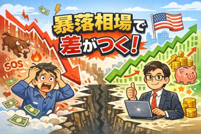 暴落相場で差がつく！日本在住の米国株投資家が取るべき最適解とは