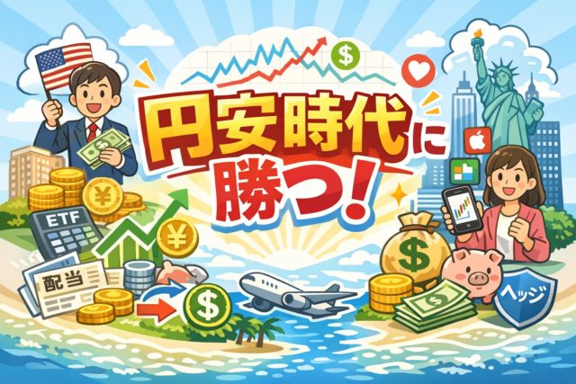 円安時代に勝つ！為替リスクを抑える米国株投資術5選